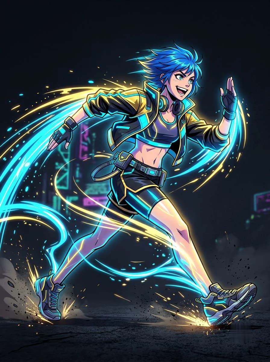 Combo Rush character art