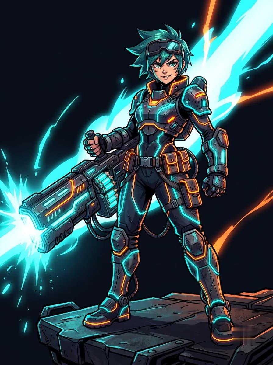 Word Blaster character art